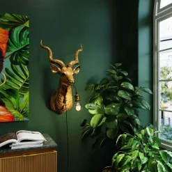 KARE Design Appliques|Applique Animal Goat Dore 45X74Cm