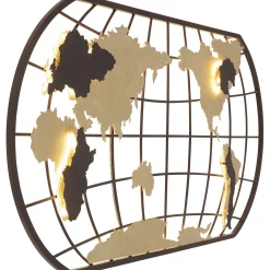 KARE Design Appliques|Applique Earth Grid 120X60Cm