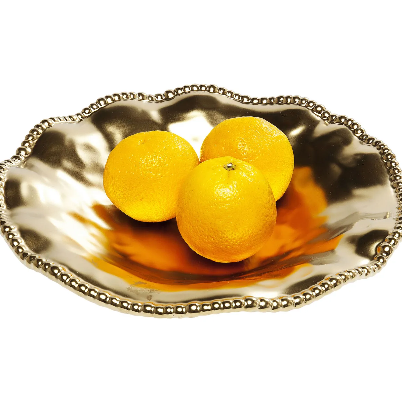 KARE Design Assiettes|Assiette Bell Dore O36Cm