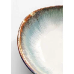 KARE Design Assiettes|Assiette Creuse Laguna Bleu O20Cm