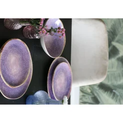 KARE Design Assiettes|Assiette Creuse Shirley Violet O21Cm