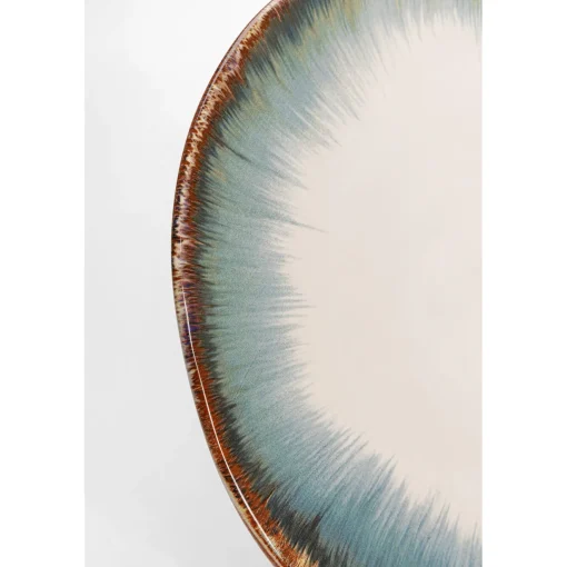 KARE Design Assiettes|Assiette Laguna Bleu O26Cm