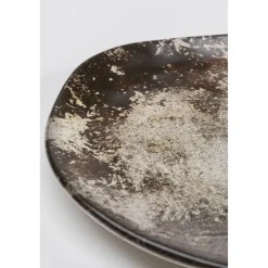 KARE Design Assiettes|Assiette Savannah Marron/Gris O26Cm