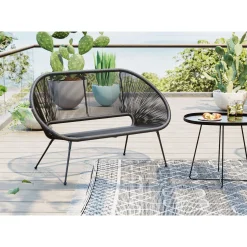 KARE Design Mobilier Lounge|Banquette Acapulco Noir