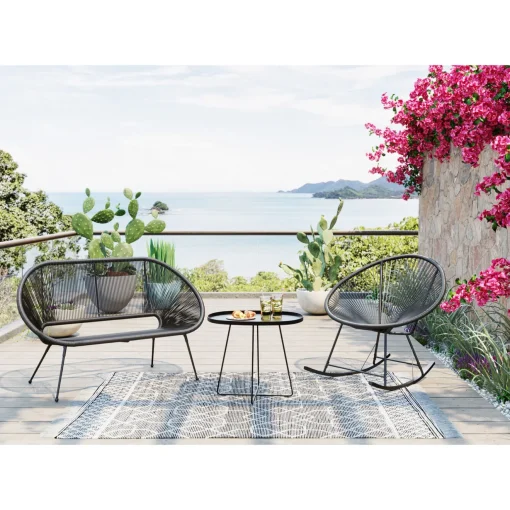 KARE Design Mobilier Lounge|Banquette Acapulco Noir