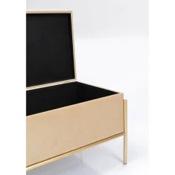 KARE Design Banquettes Rembourrées|Banquette Buttons Storage Beige Pm