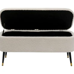 KARE Design Bancs Coffres|Banquette Coffre Rico Blanc