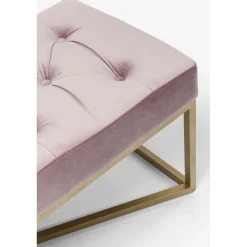 KARE Design Banquettes Rembourrées|Banquette Crossover Rose Laiton 90X40Cm