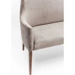 KARE Design Bancs Pour Tables De Repas|Banquette Mode Velours Gris
