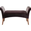 KARE Design Banquettes Rembourrées|Banquette Motley Verlours Marron
