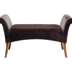 KARE Design Banquettes Rembourrées|Banquette Motley Verlours Marron