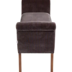 KARE Design Banquettes Rembourrées|Banquette Motley Verlours Marron