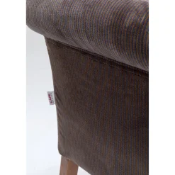 KARE Design Banquettes Rembourrées|Banquette Motley Verlours Marron