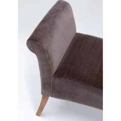 KARE Design Banquettes Rembourrées|Banquette Motley Verlours Marron