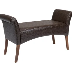 KARE Design Banquettes Rembourrées|Banquette Motley Zigzag Marron