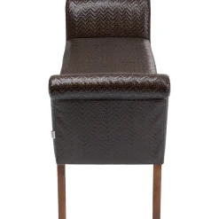 KARE Design Banquettes Rembourrées|Banquette Motley Zigzag Marron