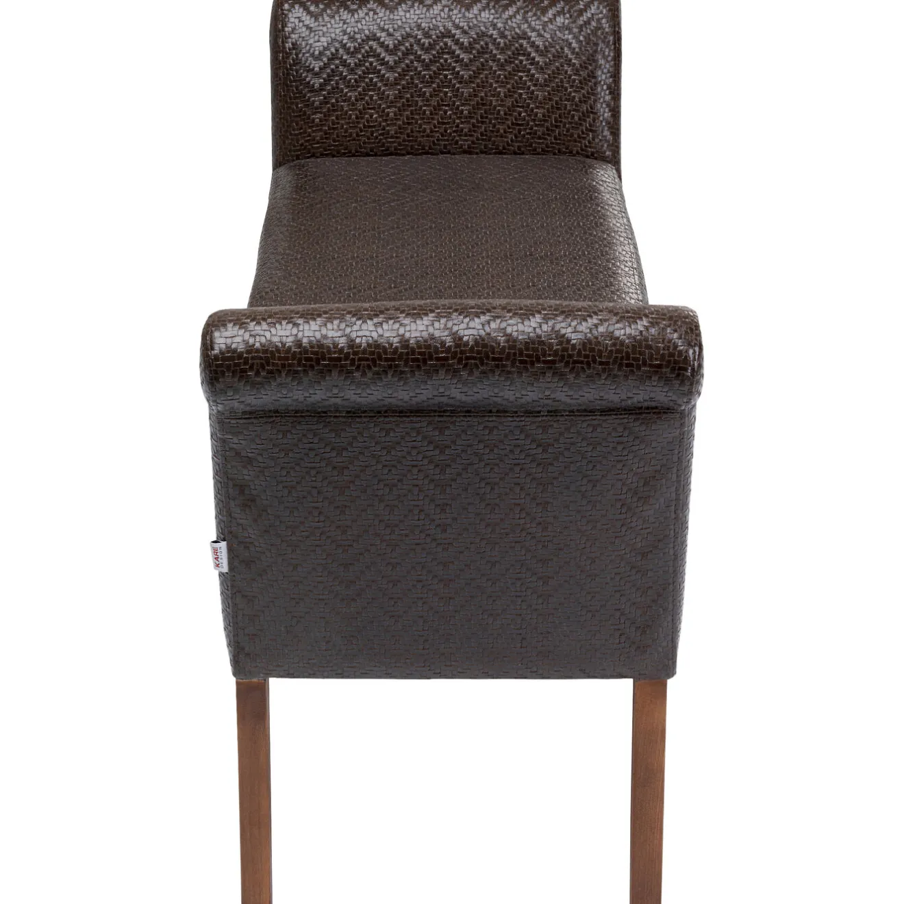 KARE Design Banquettes Rembourrées|Banquette Motley Zigzag Marron