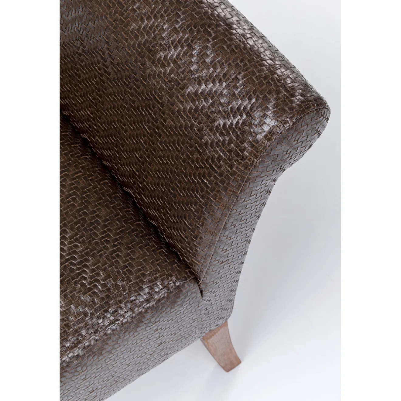 KARE Design Banquettes Rembourrées|Banquette Motley Zigzag Marron