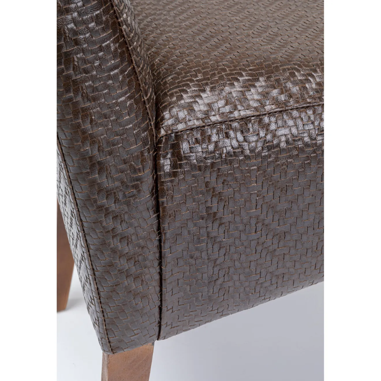 KARE Design Banquettes Rembourrées|Banquette Motley Zigzag Marron