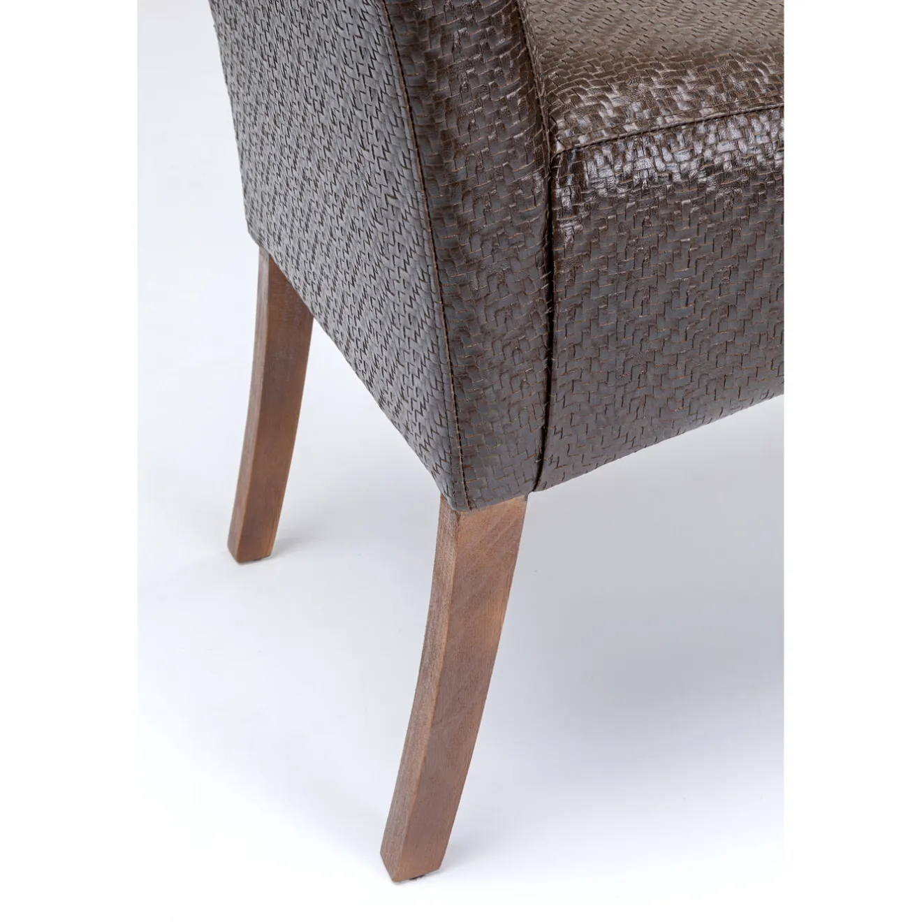 KARE Design Banquettes Rembourrées|Banquette Motley Zigzag Marron