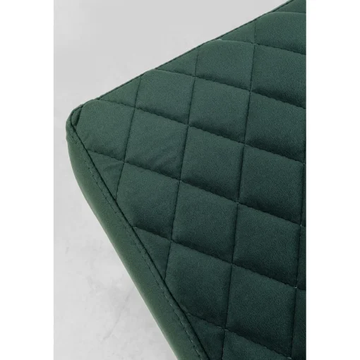 KARE Design Banquettes Rembourrées|Banquette Smart Velours Vert Fonce Laiton 90Cm