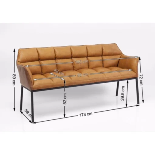 KARE Design Banquettes Rembourrées|Banquette Thinktank Marron