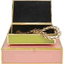 KARE Design Boîtes|Boite Neomi Vert Fuchsia (2/Set)