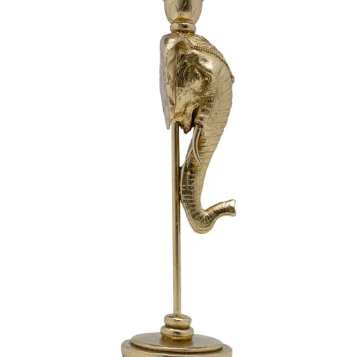 KARE Design Bougeoirs|Bougeoir Elephant Head Dore 36Cm