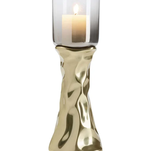 KARE Design Bougeoirs|Bougeoir Jade Dore 38Cm