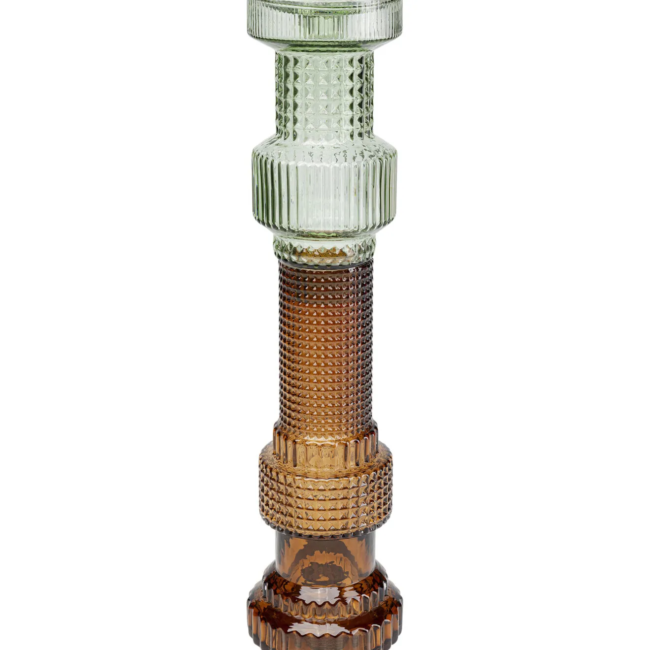 KARE Design Bougeoirs|Bougeoir Marvelous Duo Vert Marron 49Cm