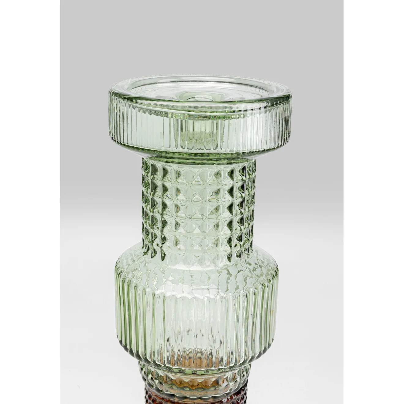 KARE Design Bougeoirs|Bougeoir Marvelous Duo Vert Marron 49Cm