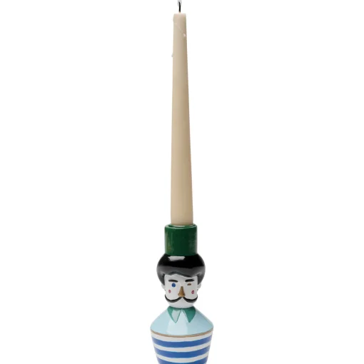 KARE Design Bougeoirs|Bougeoir Monsieur Mustache 16Cm