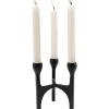 KARE Design Bougeoirs|Bougeoir Stacky Noir 15Cm