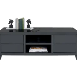 KARE Design Buffets Bas|Buffet Bas Luxury Push Gris 140X50Cm