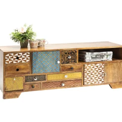 KARE Design Buffets Bas|Buffet Bas Soleil 3 Portes,9 Tiroirs