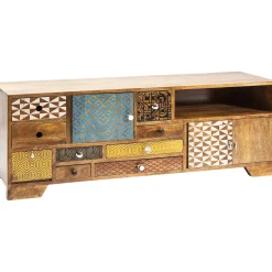 KARE Design Buffets Bas|Buffet Bas Soleil 3 Portes,9 Tiroirs