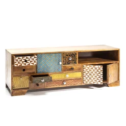 KARE Design Buffets Bas|Buffet Bas Soleil 3 Portes,9 Tiroirs