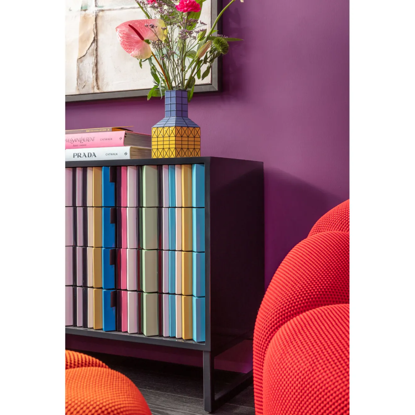 KARE Design Buffets|Buffet Concertina Colore 186X74Cm