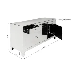KARE Design Buffets|Buffet Luxury Push Blanc