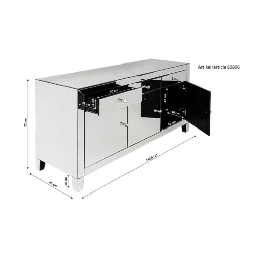 KARE Design Buffets|Buffet Luxury Push Blanc