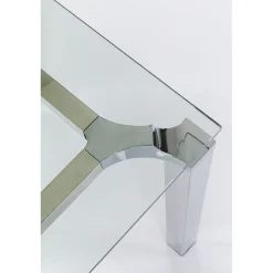 KARE Design Bureaux|Bureau D Angle Lorenco Chrome 210X180Cm