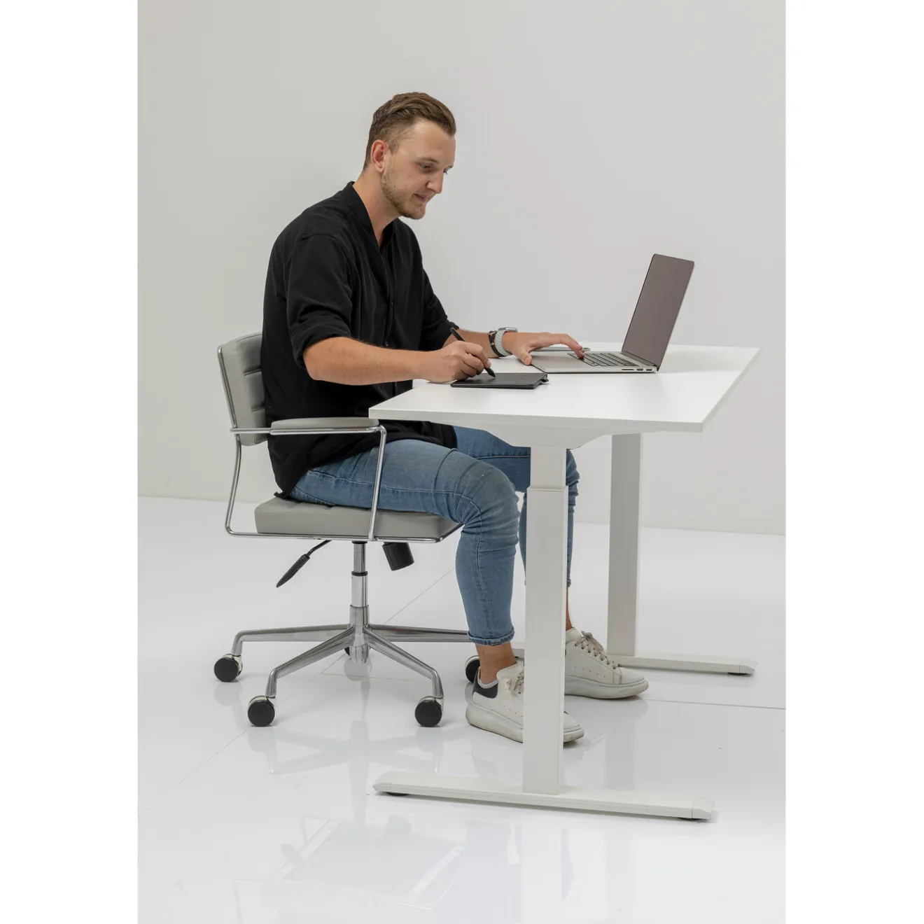 KARE Design Bureaux|Bureau Office Blanc Blanc 120X60