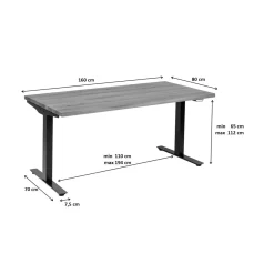 KARE Design Bureaux|Bureau Office Symphony Chene Noir 160X80