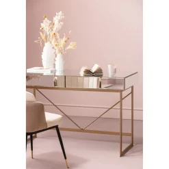 KARE Design Bureaux|Bureau Soran Dore 120X50Cm
