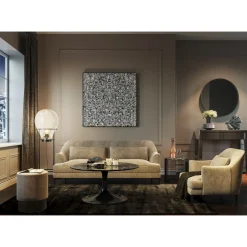 KARE Design Tableaux D'Objets|Cadre Décoratif Silver Flower 100X100Cm