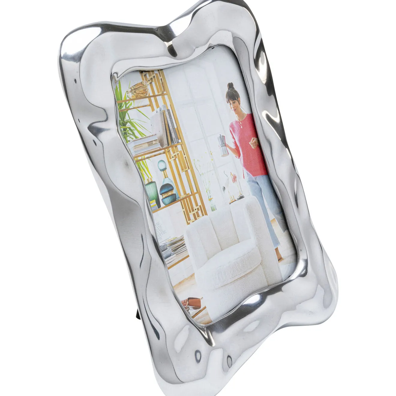 KARE Design Cadres Photos|Cadre Photo Jade Swing Argente 13X18Cm