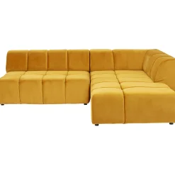 KARE Design Canapés D'Angle|Canapés Angle Belami Velvet Amber Droit