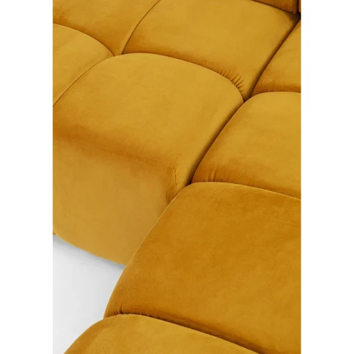 KARE Design Canapés D'Angle|Canapés Angle Belami Velvet Amber Droit