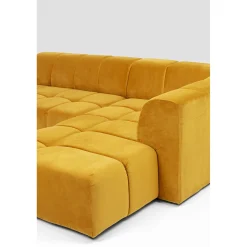 KARE Design Canapés D'Angle|Canapés Angle Belami Velvet Amber Droit