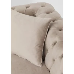 KARE Design 2 Places|Canapés Bellissima 2-Places Velours Beige 200Cm
